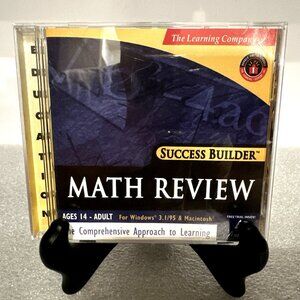 Math Review The Learning Company Success Builder CD-ROM Windows 95 & Mac - MINT